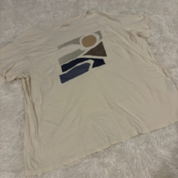Madewell Coastal Drive Softfade Cotton Oversized Tee SOLD OUT Woman’s Size 1X - Picture 4 of 14